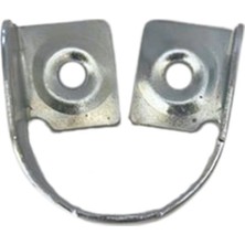 Yuvarlak Askı Borusu Flanşı Dolap ve Mobilya Boru Flanşı(6 Adet)(Boru ÇAPI:25MM) Dolap Içi Düzenleyi