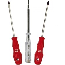 Mega Tornavida Seti (Düz Tornavida + Yıldız Tornavida + Kontrol Kalemi) Tornavida Seti