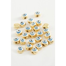 Resveq Nazar Mineli Bileklik ve Kolye Ucu Aparatı 1 Adet-Yeşil