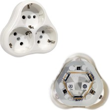 Sıva Altı Grup Priz Topraklı Fetih 103-03 3 Yok Yok Gri