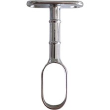 Oval Ayaklı Açık Askı Borusu Flanşı Mobilya Oval Boru Flanşı(2 Adet)Iç Ölçüleri EN:15MM BOY:25MM) Do