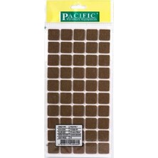 Pacific Zemin Koruyucu Yapışkan Kare Keçe 20 mm x 20 mm Keçeler Kahverengi