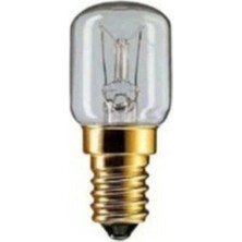 E14 Ampul - Tuz Lambası Ampulü - Buzdolabı Ampulü Gün Işığı E14 Filament Ampul 15 Watt Var