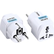 698763 Çok Amaçli Universal Priz Çevirici Ingiliz Fiş Yok Beyaz