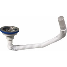 Körüklü Lavobo Sifonu Çöpmak (Geniş) Lavabo Sifonu