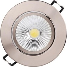 Horoz Lılya 5W Cob LED Armatür (Krom Kasa) (Günışığı)