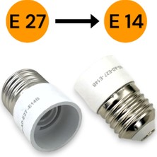E27 'den E14 'e Dönüştürücü Duy - Pratik ve Güvenli Çözüm E27 To E14 Duy Dönüştürücü