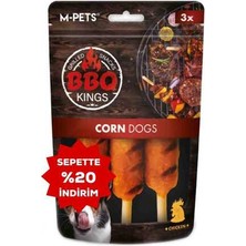 M-Pets Bbq Kings Corn Tavuklu Köpek Ödül Maması 90GR