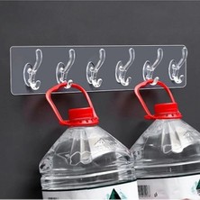 Yapışkanlı Şeffaf Askı Şeffaf