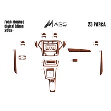 Ford Mondeo Digital  Konsol-Torpido Kaplama 2008 24 Parça Maun