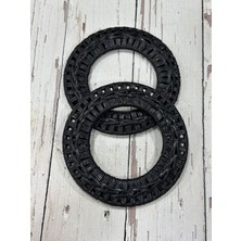 Gerçek Bambu Çanta Sapı Yuvarlak Örgülü Model 1 Çift Çap:16 cm