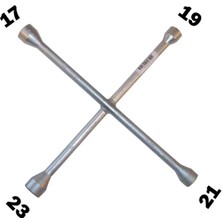 439LÜ Artı Bijon Anahtarı - Tek Anahtar Ile 4 Farklı Jant Somunu Sökün