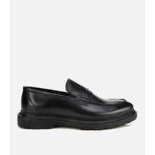 Hotiç Erkek Deri Siyah Klasik Loafer