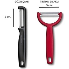 Victorinox Soyacak Seti Kivi ve Domates İçin Siyah Kırmızı 2 Parça Pratik Kullanım