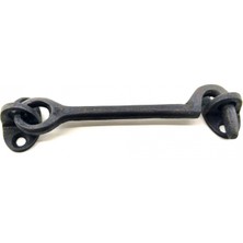 Antika Tarz Dekoratif Pirinç  Çengeli - 13CM, Oksit