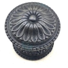 Antika Tarz Dekoratif Pirinç Papatya Kapı Babası - 73MM, Oksit
