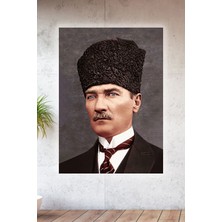 Lucena Metal Baskılı Atatürk Koleksiyonu Tablo No 33 - 30 cm x 40 cm