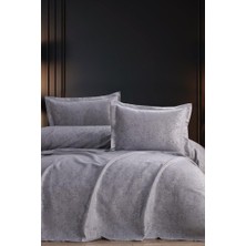 Burçak 2 Parça Tek Kişilik Pike Takımı 180X240 Gri