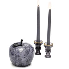 Dekoratif Black Apple Heykel (16 Cm)