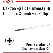 İzeltaş Tornavida (Klemens) Yıldız Uçlu 4*80 mm