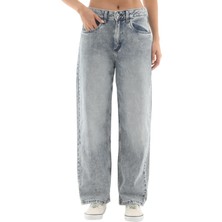 Sirelle 5 Pocket Puddle Pants Kadın Towel Wash Denim Pantolon - VN000MB5