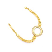 Ferizz Altın Kaplama Yarım Çerçeve Bileklik BLK-1137