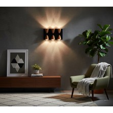 Kendal Merkür LED Aplik 6W – 540 Lümen – Siyah- Gold