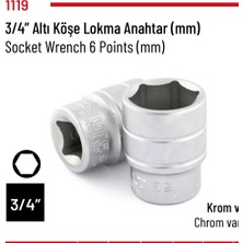 Lokma Anahtar Altı Köşe (3/4) 55MM