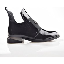 Nish Exclusive 25116 Kadın Hakiki Deri Tokalı Bot