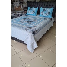 Perla Baskılı Kapitoneli Çift Kişilik Yatak Örtüsü