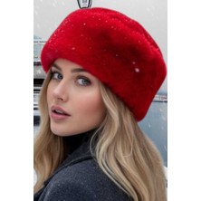 Uniquetrenders Kadın Kışlık Vegan Kürk Peluş Kalpak Şapka