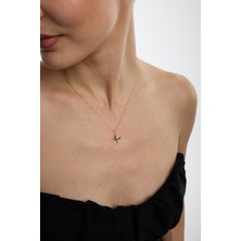 14 Ayar Altın Yıldız Kolye