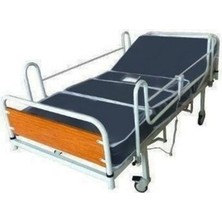 Klozetli Hasta Karyolası | 2 Motorlu, Lazımlıklı, Kumandalı Hasta Karyolası