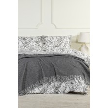 Elart Carlos Battaniye Çift Kişilik Waffle (200X220 Cm) Antrasit