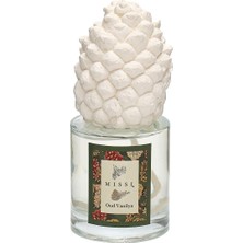 Yılbaşı 100 ml Kozalak Seramik Taşlı Oud Vanilya Oda Kokusu
