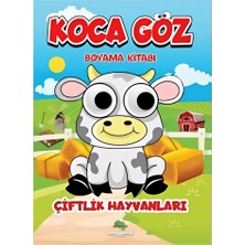Koca Göz Çiftlik Hayvanları Boyama Kitabı