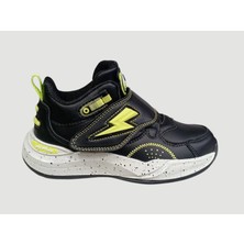 Pepino FK25-1828 Filet Ortopedi Spor Ayakkabı Siyah Fosfor Sarı