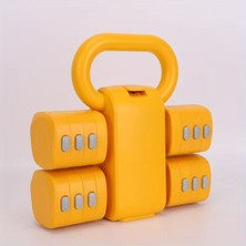 Ayarlanabilir Ağırlıklı Dambıl ve Kettlebell Seti 5,5 kg Fitness Egzersiz Ağırlık Antrenmanı