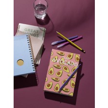 Team Avocado Temalı Çizgisiz Defter