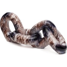 Dekoratif Kahverengili Kalın Zincir (26 Cm)