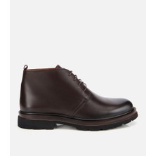 Hotiç Erkek Deri Kahverengi BağcıklıYumuşak Dokulu Klasik Bot