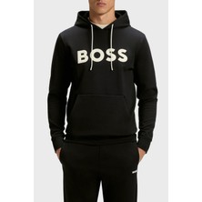 Boss Pamuklu Regular Fit Kapüşonlu Logolu Sweat Erkek Sweat 50551457 002