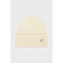 Guess Knitted Logolu Örgülü Bere AW5381POL01 Bayan Bere AW5381 POL01 Whı