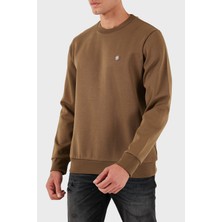 Boss Pamuk Karışımlı Regular Fit Bisiklet Yaka Sweat Erkek Sweat 50520302 217