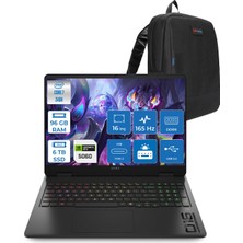 Hp Omen W16-AM0017NT Intel Core 7 240H 96GB Ddr5 6tb SSD Freedos RTX5060 8gb Gddr7 16 Inc Wuxga (1920 x 1200) IPS 165HZ 3ms 400NITS 100% Srgb Gaming Laptop WBQ1Z0EAF55 + Zetta Çanta