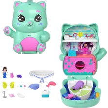 Polly Pocket ve Maceraları Kompakt Oyun Seti JFG56 - Yeşil Kedi