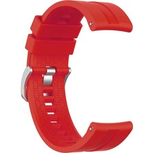 Microsonic Huawei Watch Gt 6 Pro 46MM Kordon, Silicone Rapidbands Kırmızı