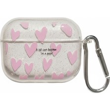 Microsonic Airpods Pro 3 Kılıf Figure Series Rosyheart Şeffaf