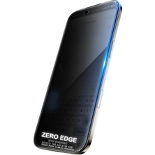 (Zero Hayalet) iPhone 17 Air Uyumlu Hayalet Siyah Çerçevesiz Tam Kaplayan Cam Ekran Koruyucu