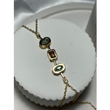 316L Garantili Kararmaz Çelik Şahmeran, 3 Zirkon Taşlı Mor Şahmeran